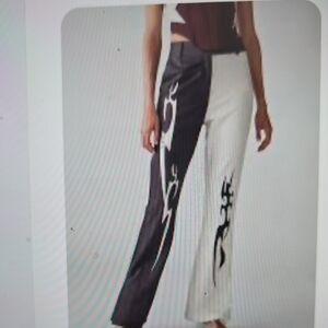 House of Sunny Cream and Brown Pants 4